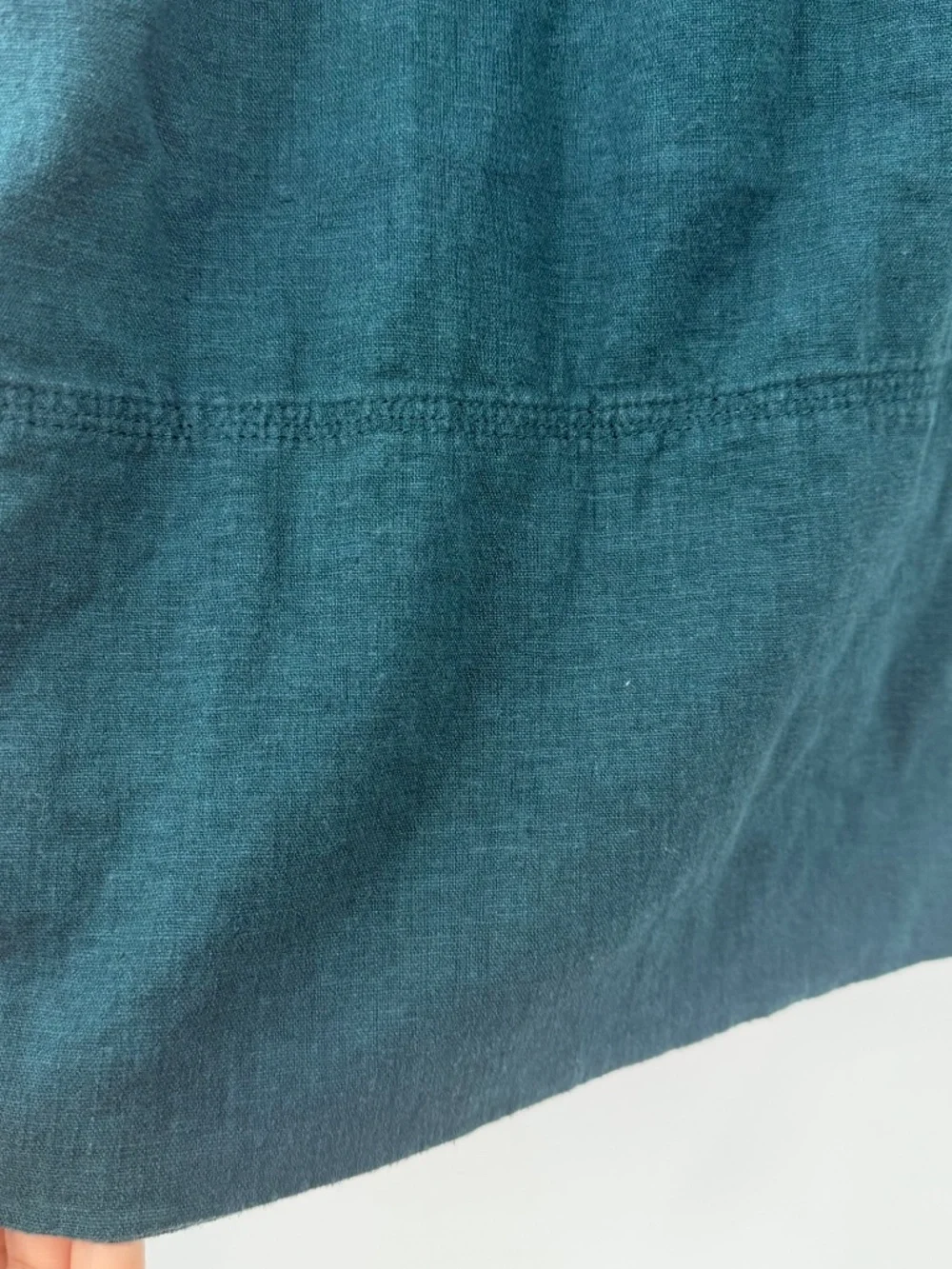 Banana Republic Pants Women Medium Green Wide Leg Cropped Linen Blend Pull On